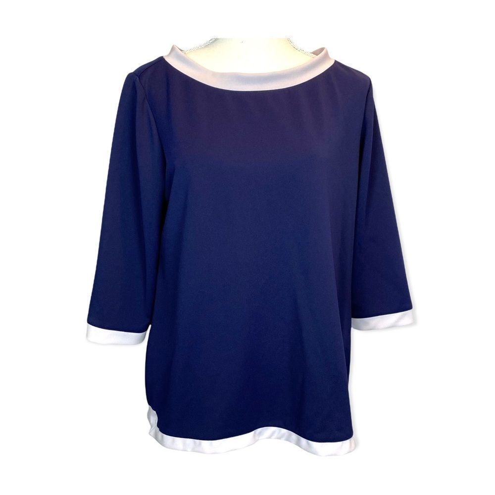 Cold water creek blue blouse